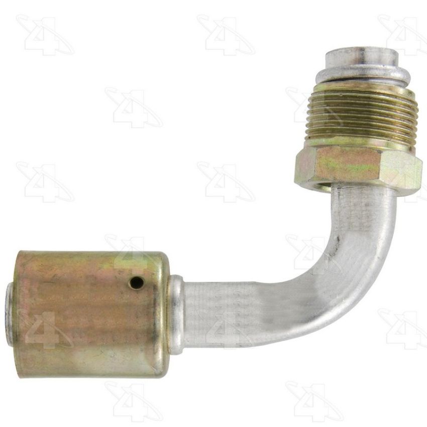 Four Seasons 10912 90 Degree Male O-Ring, Aluminum, Standard Diameter Beadlock, A/C Fitting