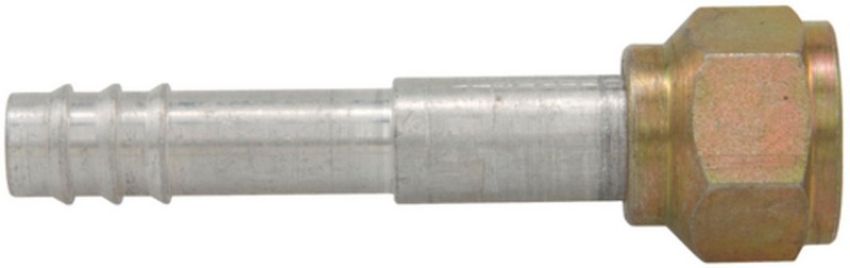 Four Seasons 12008 Straight Female O-Ring, Aluminum, Standard Diameter Barb and Clamp, A/C Fitting
