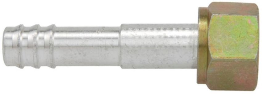 Four Seasons 12010 Straight Female O-Ring, Aluminum, Standard Diameter Barb and Clamp, A/C Fitting