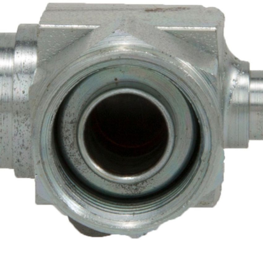 Four Seasons 12194 90 Degree Female O-Ring to Male Insert O-Ring with R12 Service Port, Steel, Adapter
