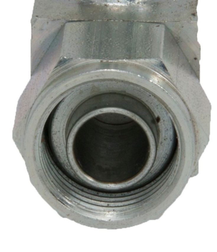 Four Seasons 12196 Female O-Ring to Male Insert O-Ring with R12 Service Port, Steel, Adapter