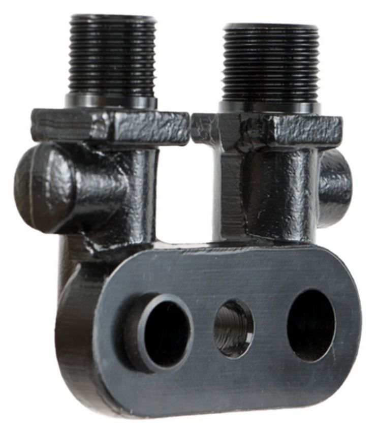 Four Seasons 12199 #8 MIO Discharge, #10 MIO Suction 90 Degree Compressor Manifold