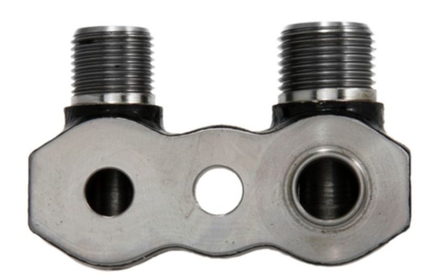 Four Seasons 12204 #8 MIO Discharge, #10 MIO Suction 90 Degree Compressor Manifold