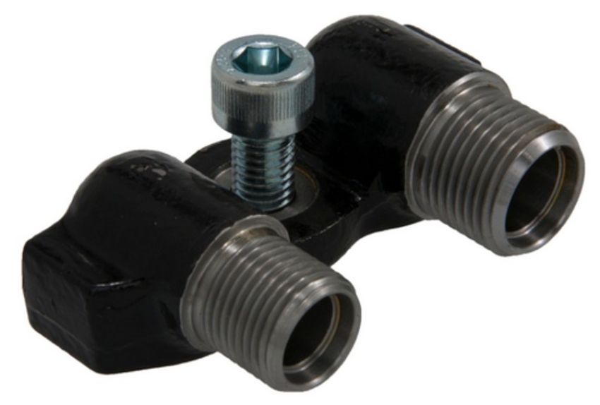Four Seasons 12204 #8 MIO Discharge, #10 MIO Suction 90 Degree Compressor Manifold