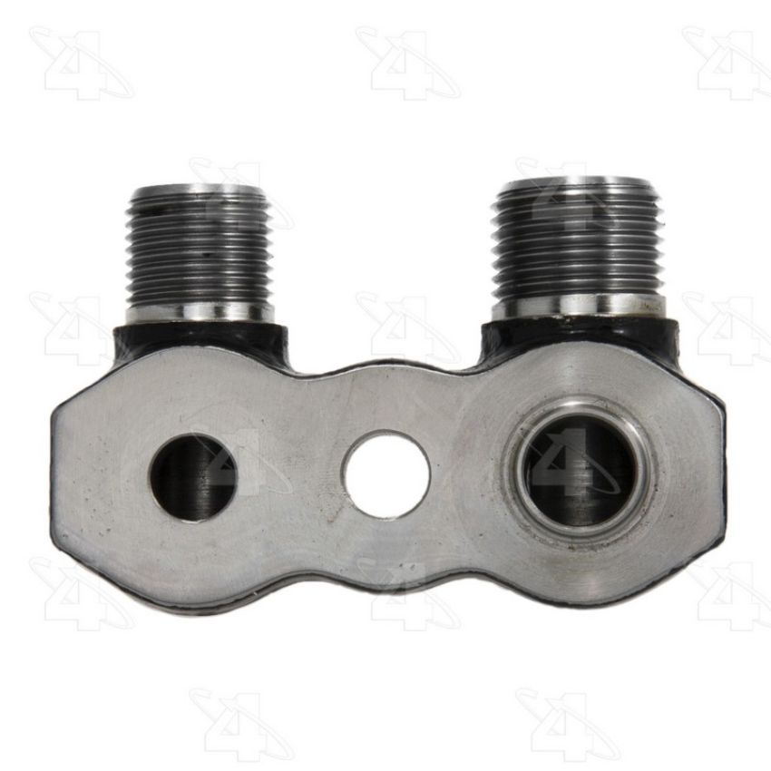 Four Seasons 12204 #8 MIO Discharge, #10 MIO Suction 90 Degree Compressor Manifold