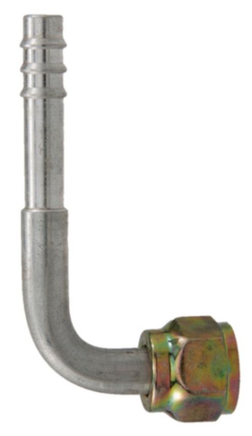 Four Seasons 12206 90 Degree Female O-Ring, Aluminum, Standard Diameter Barb and Clamp, A/C Fitting