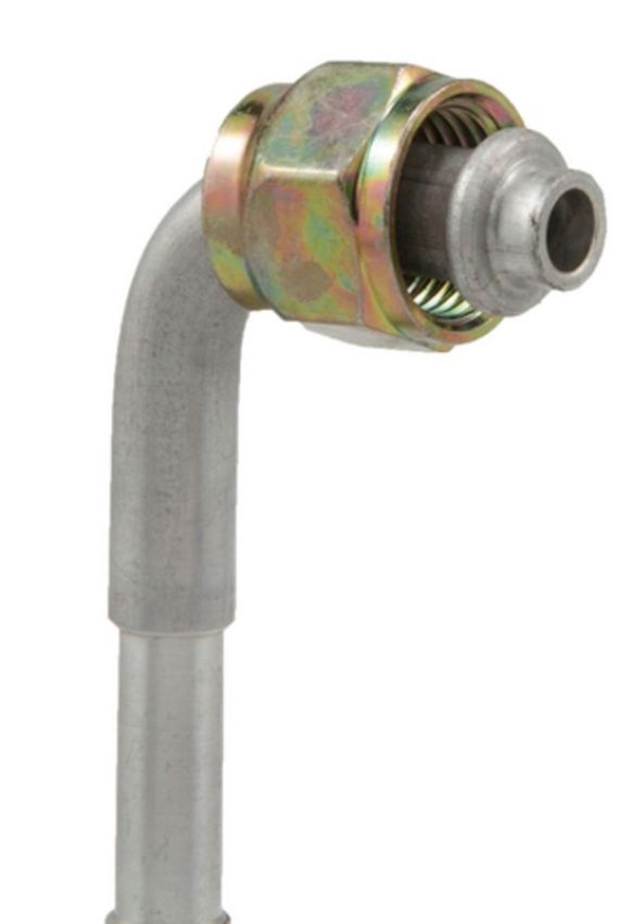 Four Seasons 12206 90 Degree Female O-Ring, Aluminum, Standard Diameter Barb and Clamp, A/C Fitting
