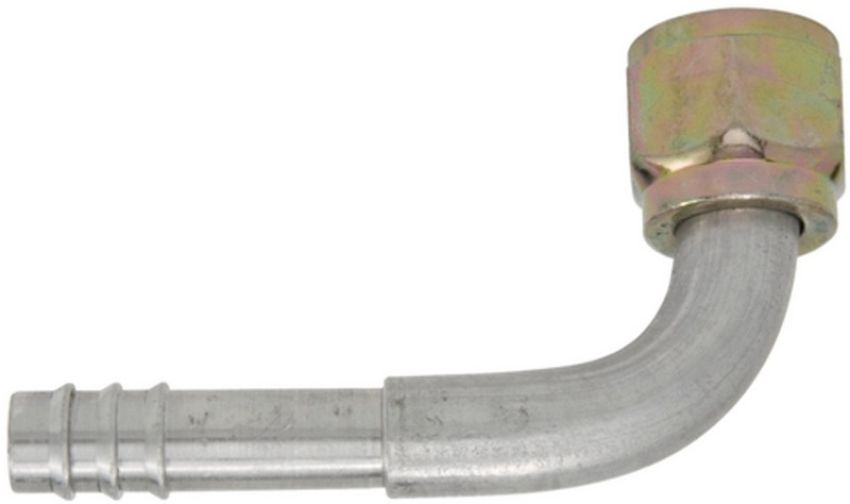 Four Seasons 12208 90 Degree Female O-Ring, Aluminum, Standard Diameter Barb and Clamp, A/C Fitting