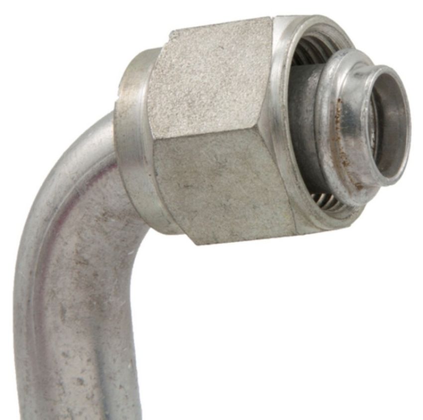 Four Seasons 12212 90 Degree Female O-Ring, Aluminum, Standard Diameter Barb and Clamp, A/C Fitting