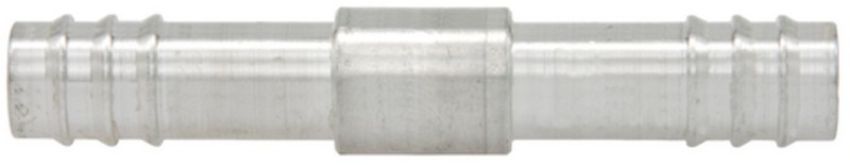 Four Seasons 12310 In-line Splicer, Aluminum, Standard Diameter Barb and Clamp, A/C Fitting