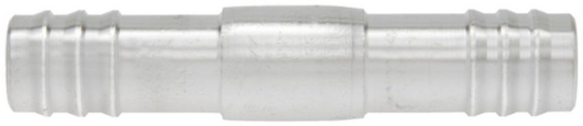 Four Seasons 12312 In-line Splicer, Aluminum, Standard Diameter Barb and Clamp, A/C Fitting