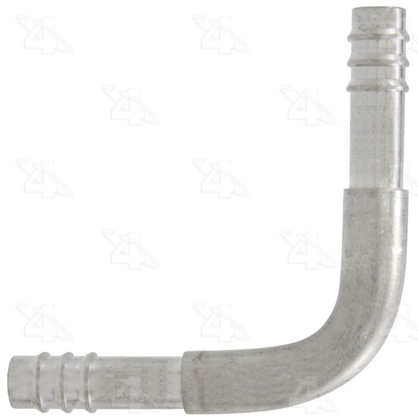 Four Seasons 12328 90 Degree In-line Splicer, Aluminum, Standard Diameter Barb and Clamp, A/C Fitting