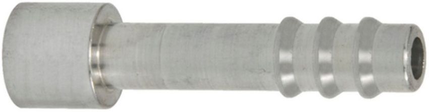 Four Seasons 12381 Braze-On Hose Connector (outer), Steel, Standard Diameter Barb and Clamp