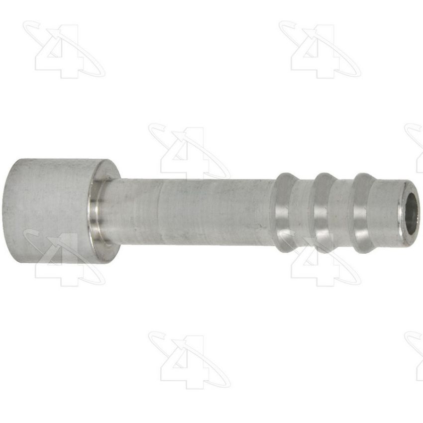 Four Seasons 12381 Braze-On Hose Connector (outer), Steel, Standard Diameter Barb and Clamp
