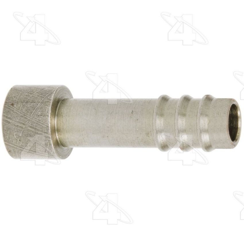 Four Seasons 12382 Braze-On Hose Connector (outer), Steel, Standard Diameter Barb and Clamp