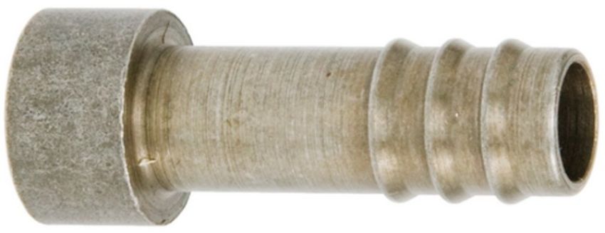 Four Seasons 12383 Braze-On Hose Connector (outer), Steel, Standard Diameter Barb and Clamp