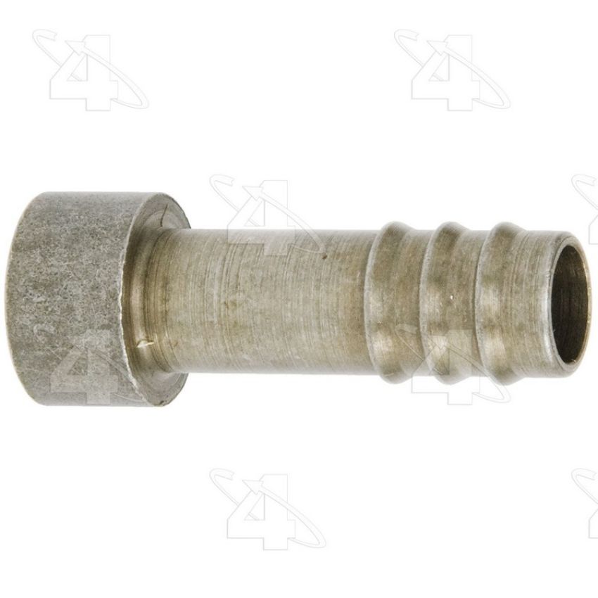 Four Seasons 12383 Braze-On Hose Connector (outer), Steel, Standard Diameter Barb and Clamp