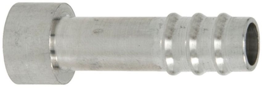 Four Seasons 12392 Braze-On Hose Connector (outer), Aluminum, Standard Diameter Barb and Clamp