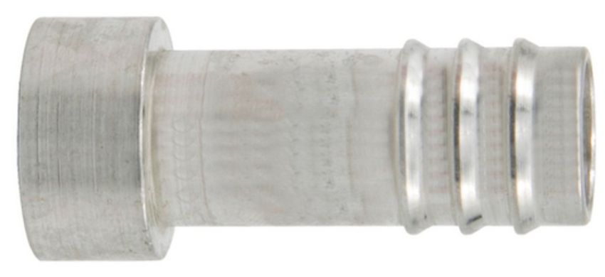 Four Seasons 12394 Braze-On Hose Connector (outer), Aluminum, Standard Diameter Barb and Clamp