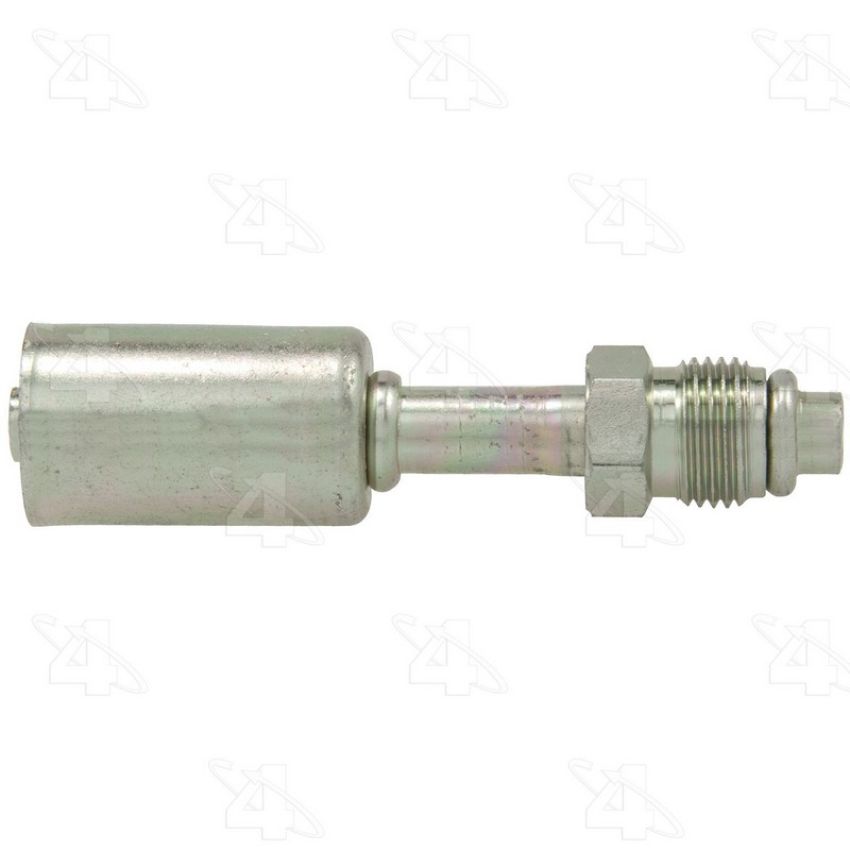 Four Seasons 12706 Straight Male O-Ring Short Pilot, Steel, Standard Diameter Beadlock A/C Fitting