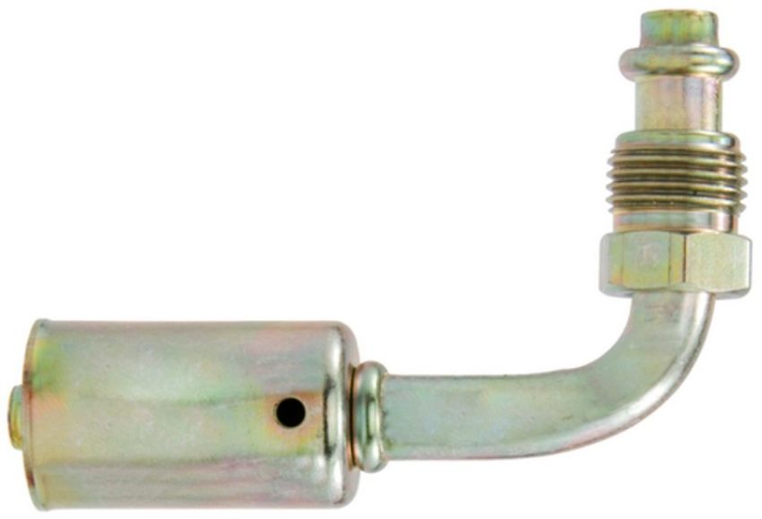 Four Seasons 12906 90 Degree Male O-Ring Short Pilot, Steel, Standard Diameter Beadlock A/C Fitting
