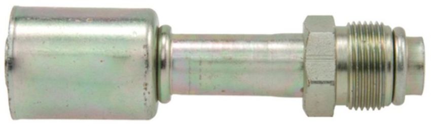 Four Seasons 12930 Straight Male O-Ring Short Pilot, Steel, Standard Diameter Beadlock A/C Fitting