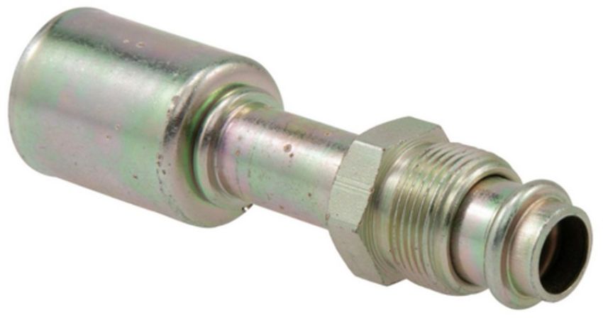 Four Seasons 12930 Straight Male O-Ring Short Pilot, Steel, Standard Diameter Beadlock A/C Fitting