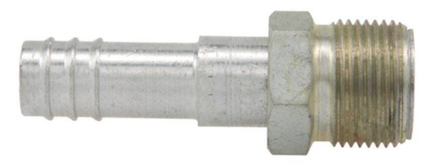 Four Seasons 13812 Straight Male Insert O-Ring, Aluminum, Standard Diameter Barb and Clamp
