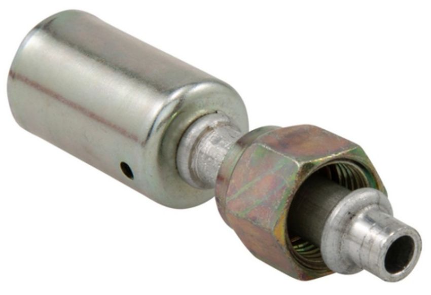 Four Seasons 14006 Straight Female O-Ring, Aluminum, Standard Diameter Beadlock, A/C Fitting
