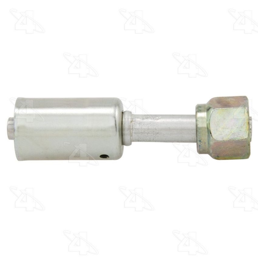 Four Seasons 14006 Straight Female O-Ring, Aluminum, Standard Diameter Beadlock, A/C Fitting