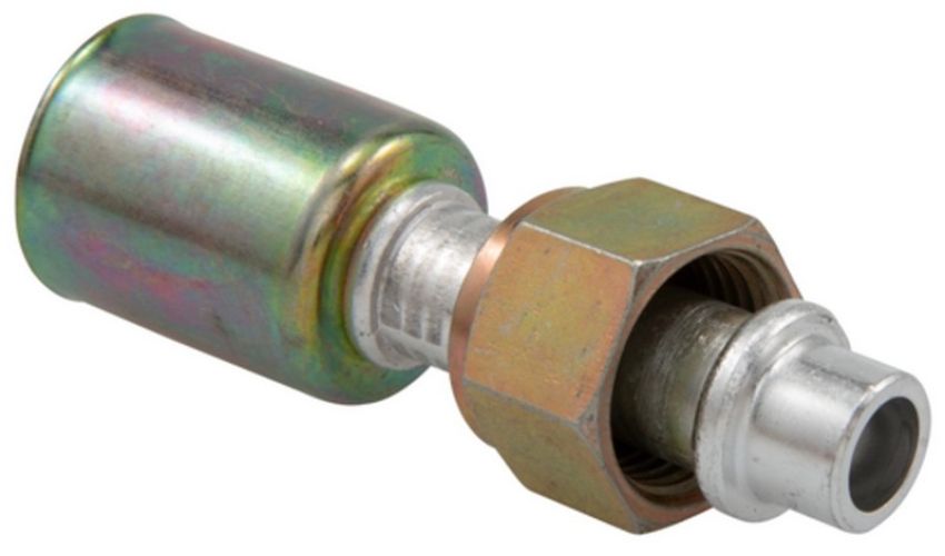 Four Seasons 14010 Straight Female O-Ring, Aluminum, Standard Diameter Beadlock, A/C Fitting