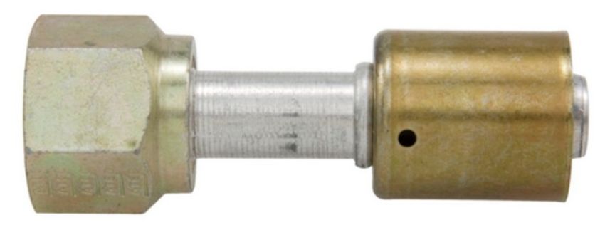 Four Seasons 14012 Straight Female O-Ring, Aluminum, Standard Diameter Beadlock, A/C Fitting