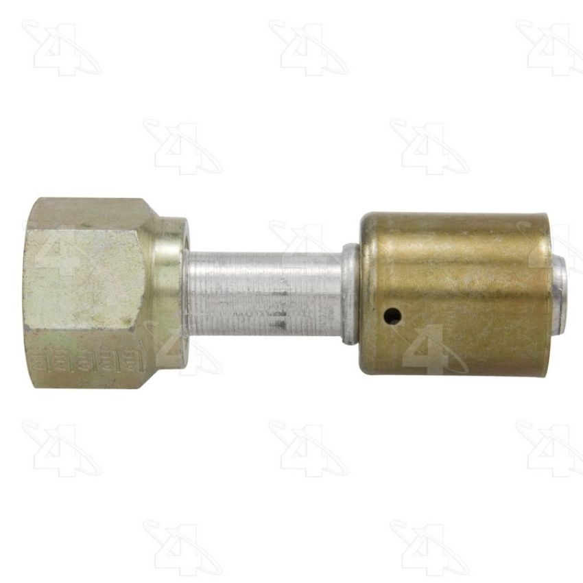 Four Seasons 14012 Straight Female O-Ring, Aluminum, Standard Diameter Beadlock, A/C Fitting