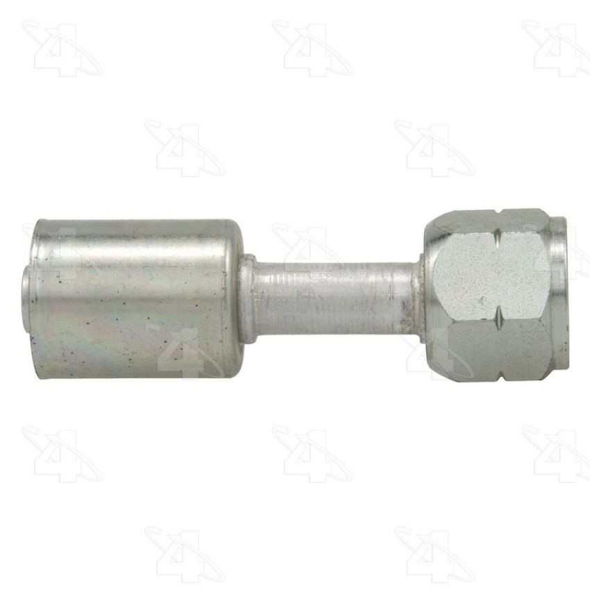 Four Seasons 14093 Straight Female Dual O-Ring, Aluminum, Standard Diameter Beadlock, A/C Fitting