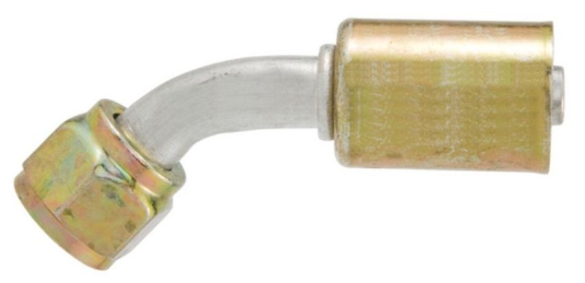 Four Seasons 14108 45 Degree Female O-Ring, Aluminum, Standard Diameter Beadlock, A/C Fitting