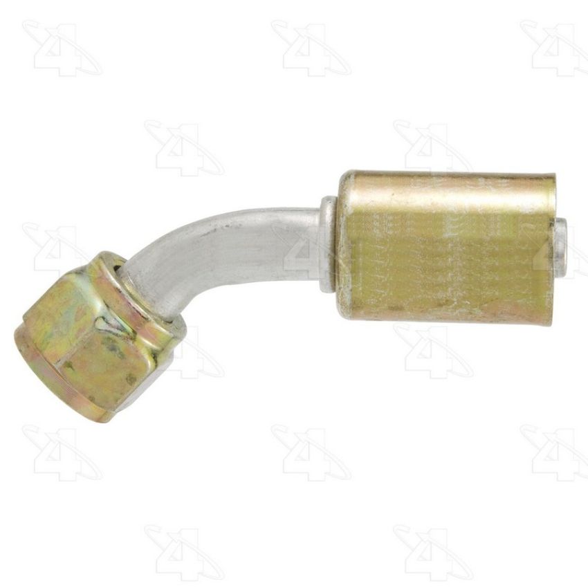 Four Seasons 14108 45 Degree Female O-Ring, Aluminum, Standard Diameter Beadlock, A/C Fitting