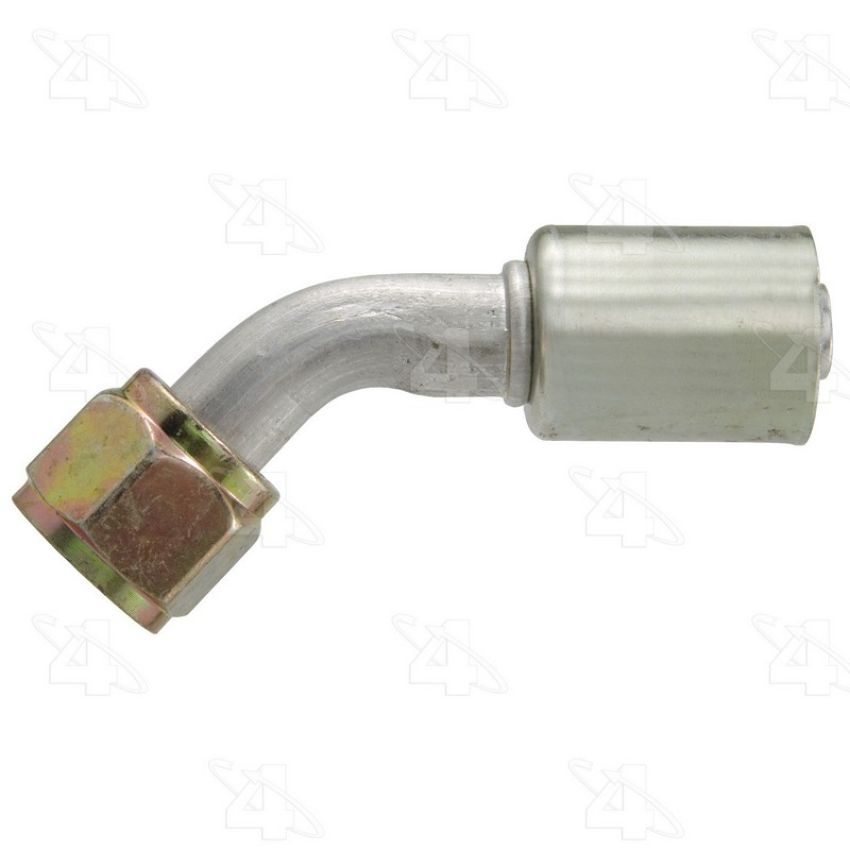 Four Seasons 14110 45 Degree Female O-Ring, Aluminum, Standard Diameter Beadlock, A/C Fitting