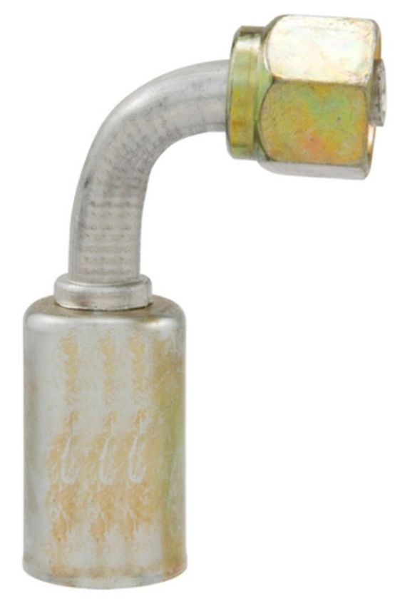 Four Seasons 14206 90 Degree Female O-Ring, Aluminum, Standard Diameter Beadlock, A/C Fitting