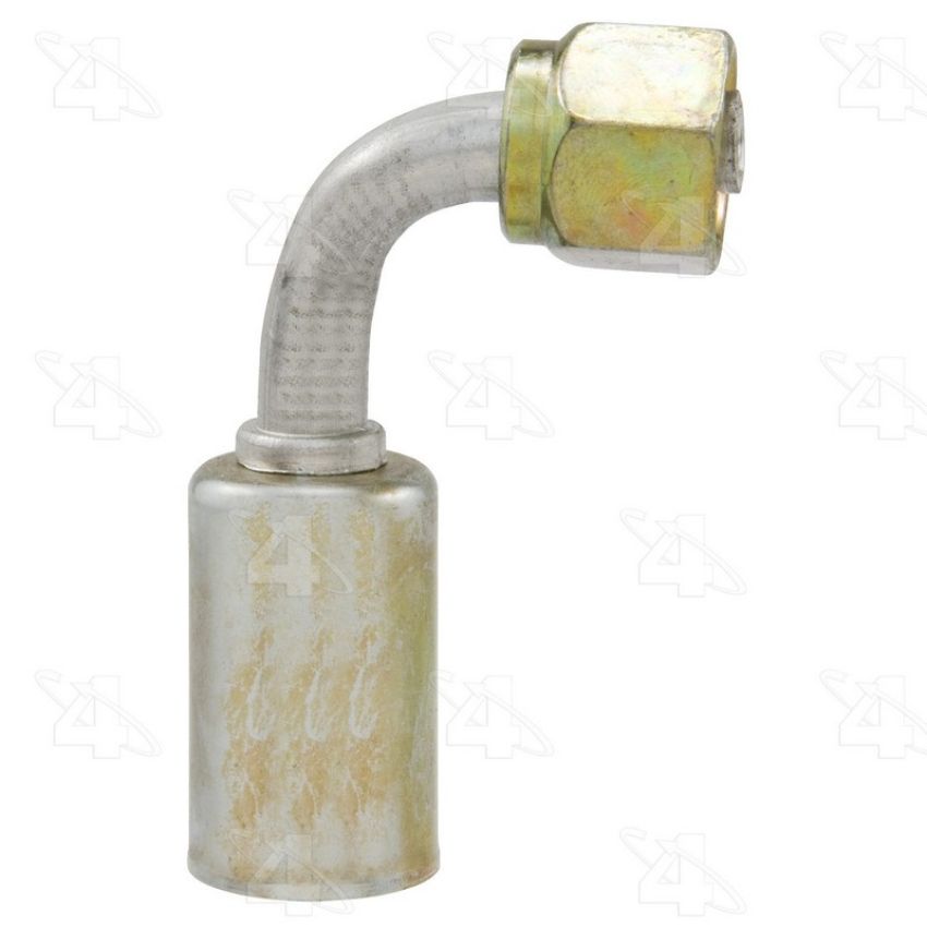 Four Seasons 14206 90 Degree Female O-Ring, Aluminum, Standard Diameter Beadlock, A/C Fitting