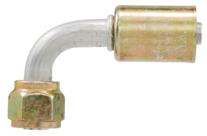Four Seasons 14208 90 Degree Female O-Ring, Aluminum, Standard Diameter Beadlock, A/C Fitting