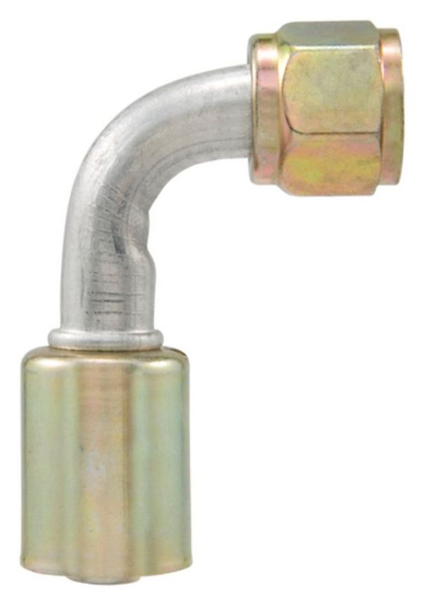 Four Seasons 14210 90 Degree Female O-Ring, Aluminum, Standard Diameter Beadlock, A/C Fitting