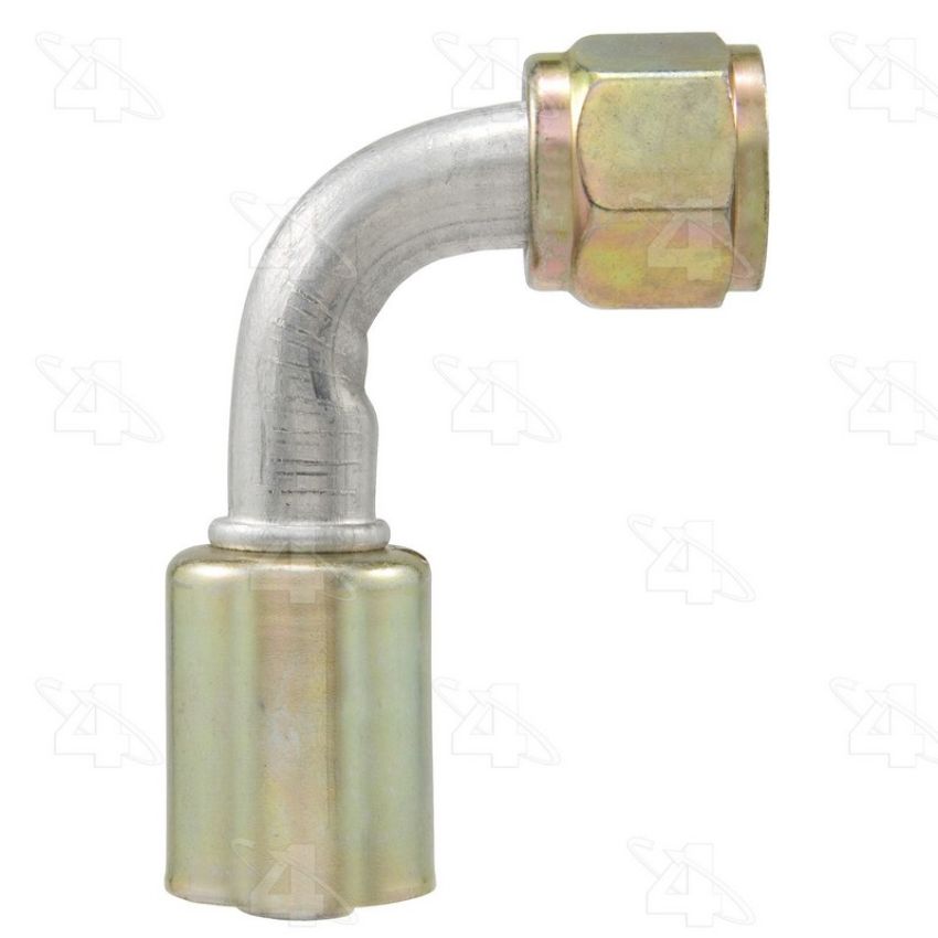 Four Seasons 14210 90 Degree Female O-Ring, Aluminum, Standard Diameter Beadlock, A/C Fitting