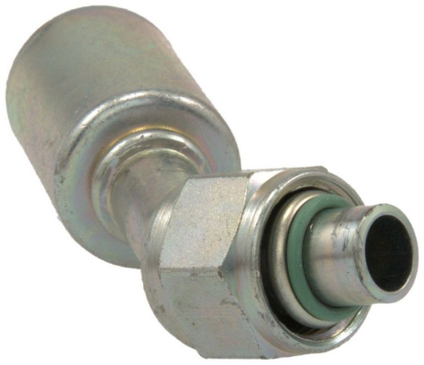 Four Seasons 14218 45 Degree Female O-Ring Long Pilot, Steel, Standard Diameter Beadlock A/C Fitting