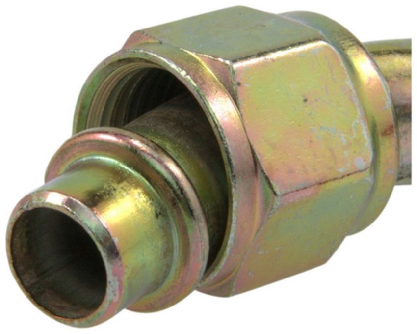 Four Seasons 14220 45 Degree Female O-Ring Long Pilot, Steel, Standard Diameter Beadlock A/C Fitting