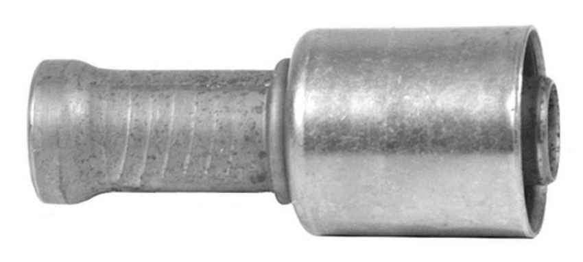 Four Seasons 14234 Braze-On Hose Connector (outer), Steel, Standard Diameter Beadlock A/C Fitting