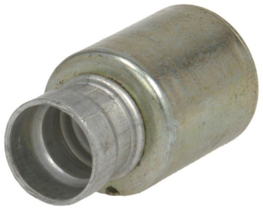 Four Seasons 14264 Braze-On Hose Connector (outer), Aluminum, Std Diameter Beadlock A/C Fitting