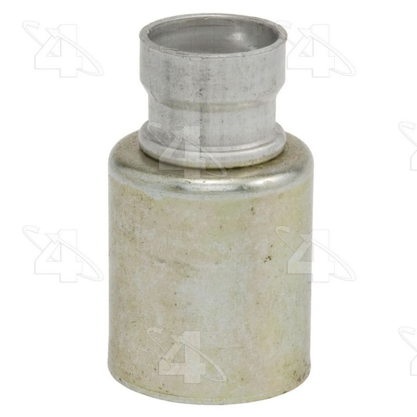 Four Seasons 14264 Braze-On Hose Connector (outer), Aluminum, Std Diameter Beadlock A/C Fitting