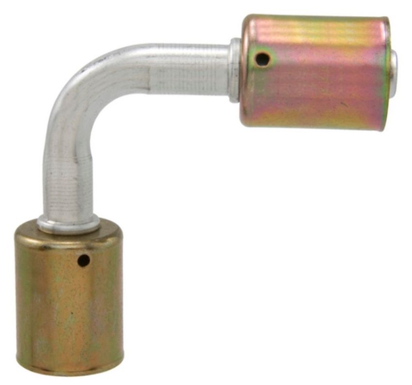 Four Seasons 14330 90 Degree In-line Splicer, Aluminum, Standard Diameter Beadlock, A/C Fitting