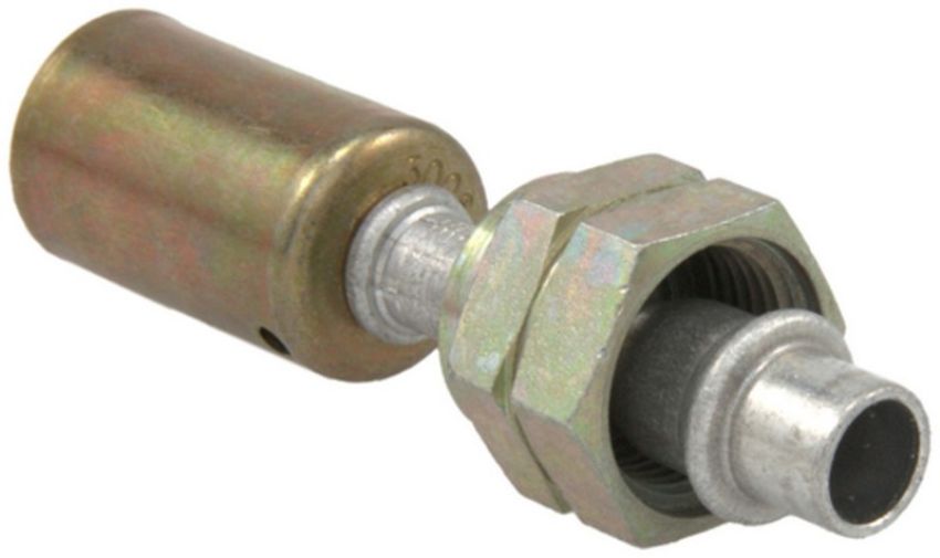 Four Seasons 14426 Straight Female Metric O-Ring, Aluminum, Standard Diameter Beadlock, A/C Fitting