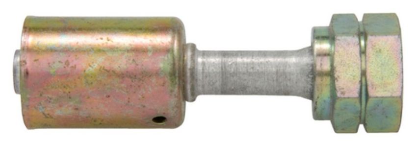Four Seasons 14428 Straight Female Metric O-Ring, Aluminum, Standard Diameter Beadlock, A/C Fitting